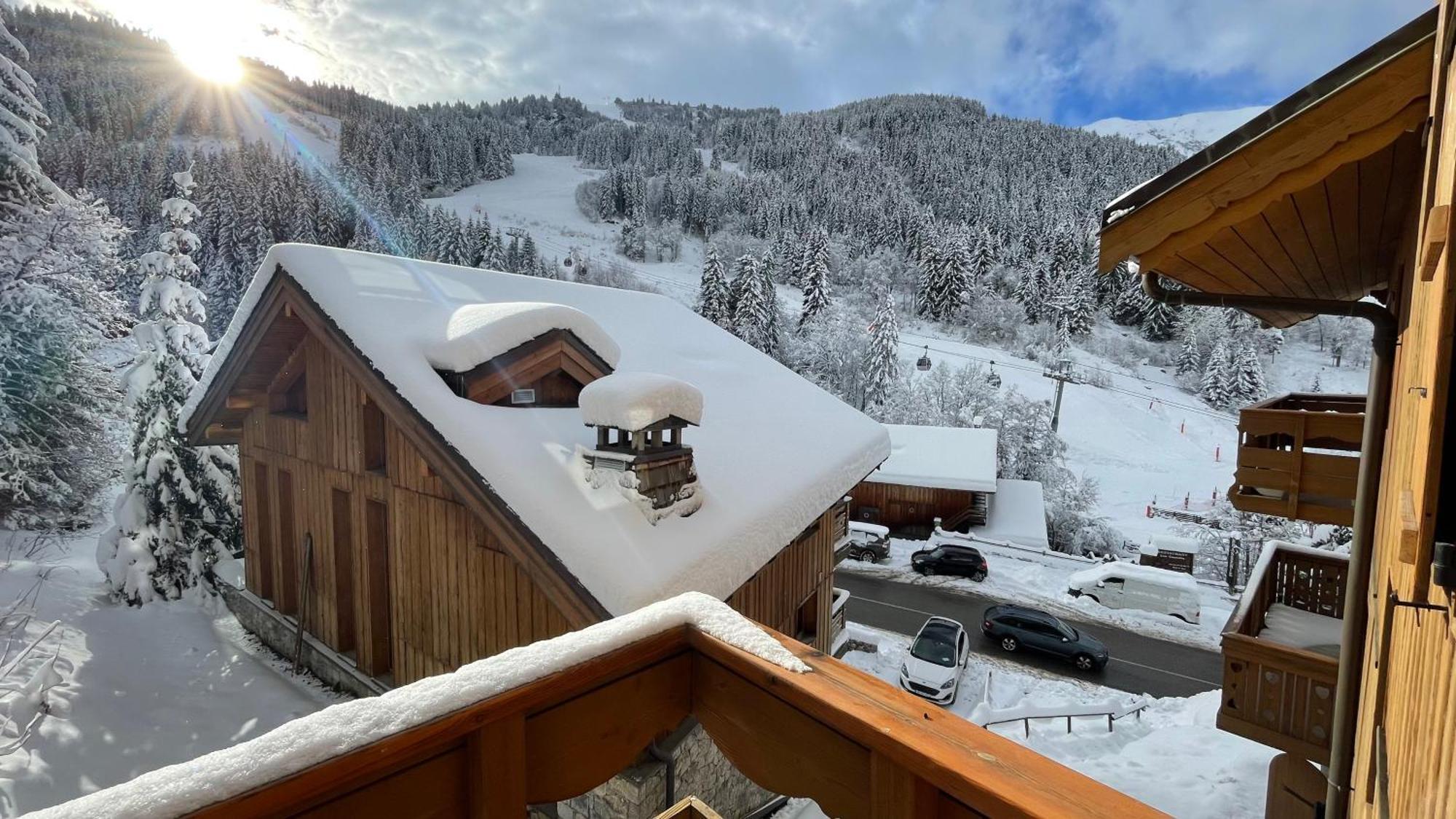 Meribel Centre La Chaudanne, Real Ski In And Out, 3 Bedrooms 2 Bathrooms Newly Renovated, Chalet L'Eperviere Εξωτερικό φωτογραφία